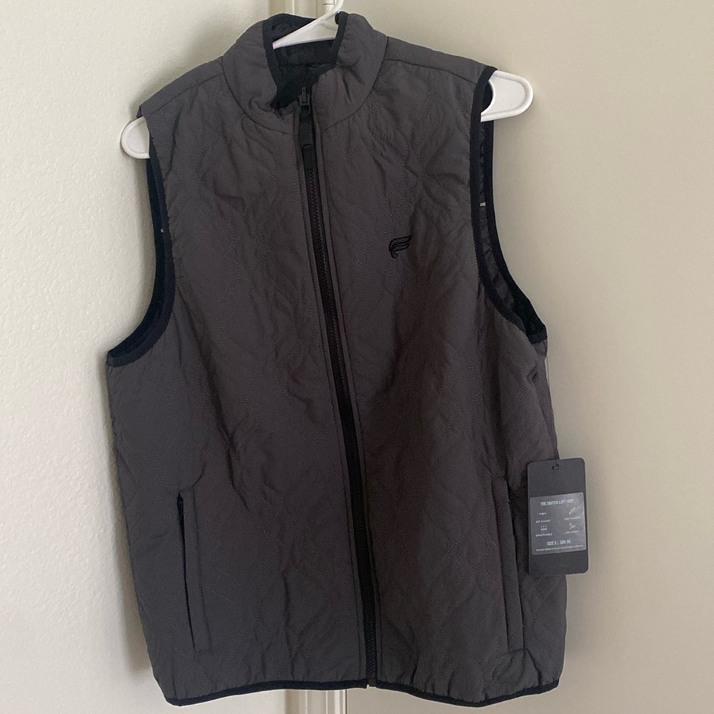 New Fabletics Grey and Black Vest